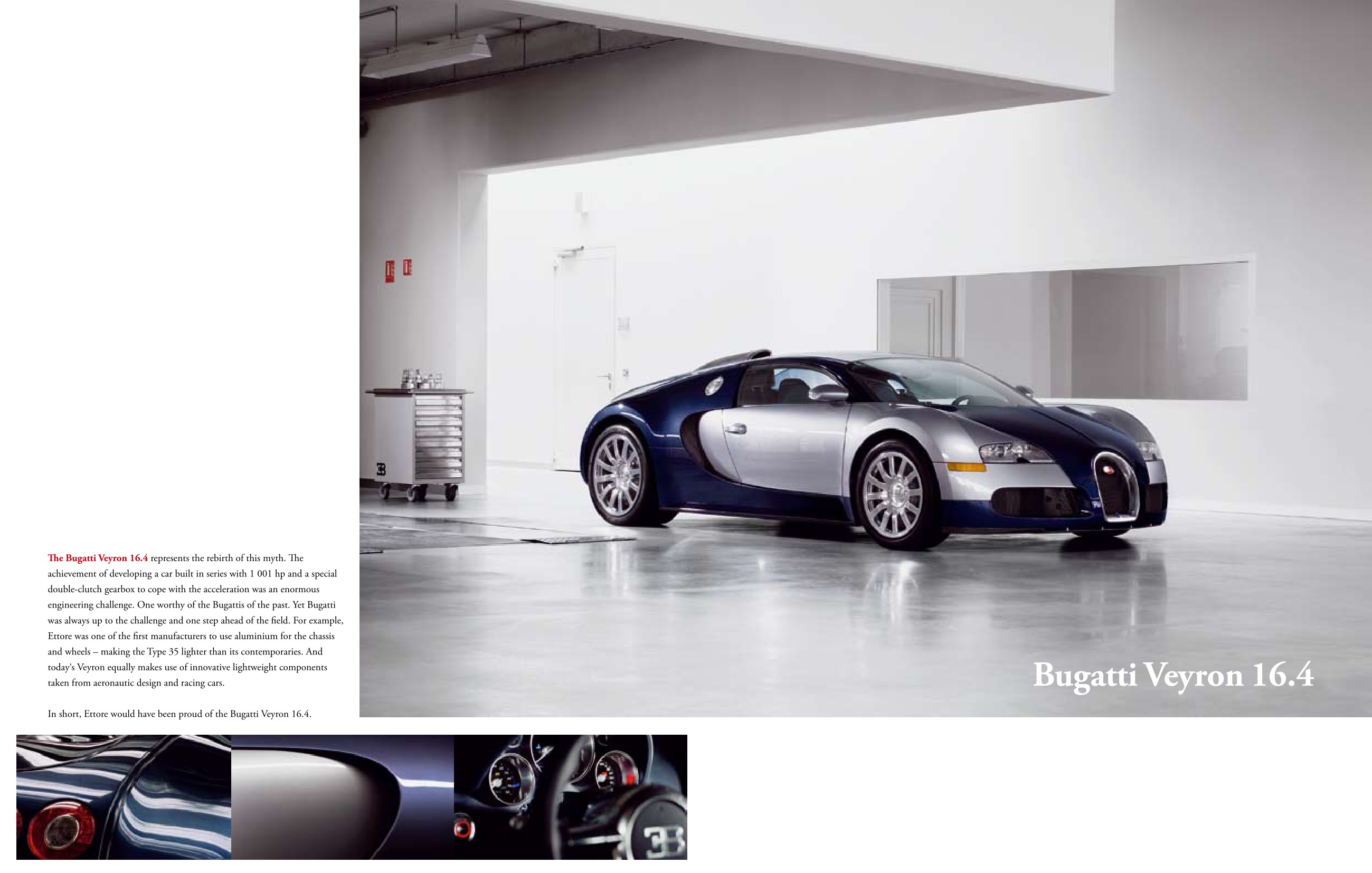 2008 Bugatti Veyron 16.4 Brochure Page 9